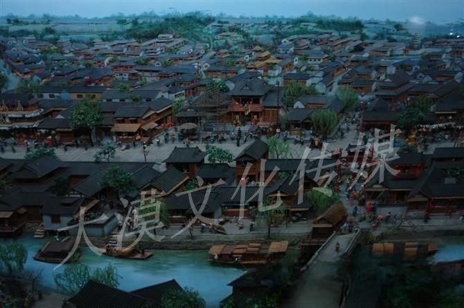 仿真古建沙盘