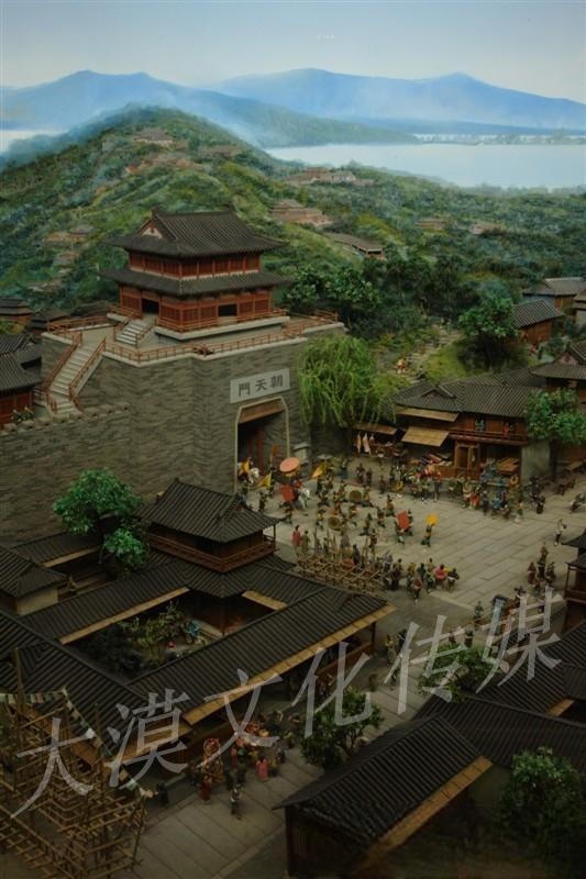 仿真古建沙盘2